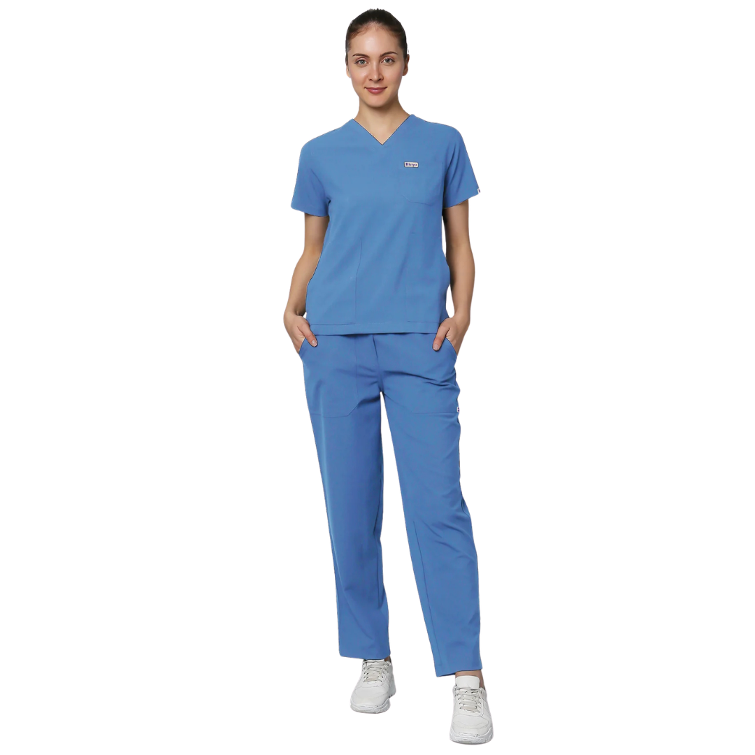 Womens Comfortable Medical Scrub Wear Set