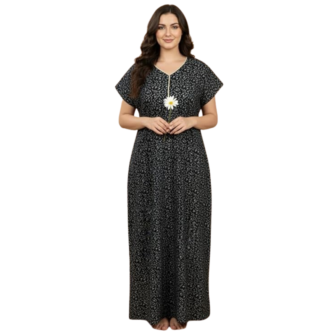 Soft Printed Cotton Daily Wear Nighty